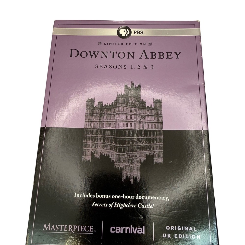 Downton Abbey Limited Edition Seasons 1 2 3 DVD Set + Highclere Castle Bonus